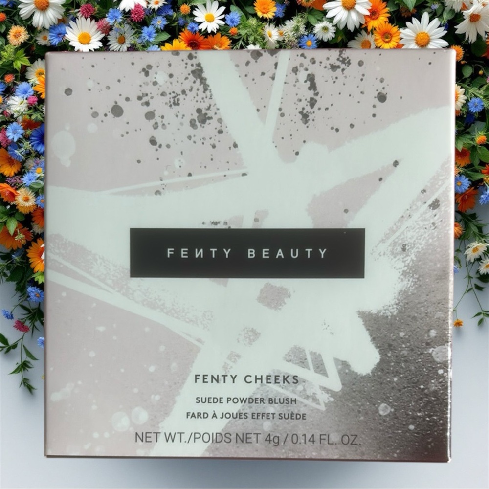 NIB Fenty Beauty suede powder blush fenty cheeks(Petal Poppin’ 02)